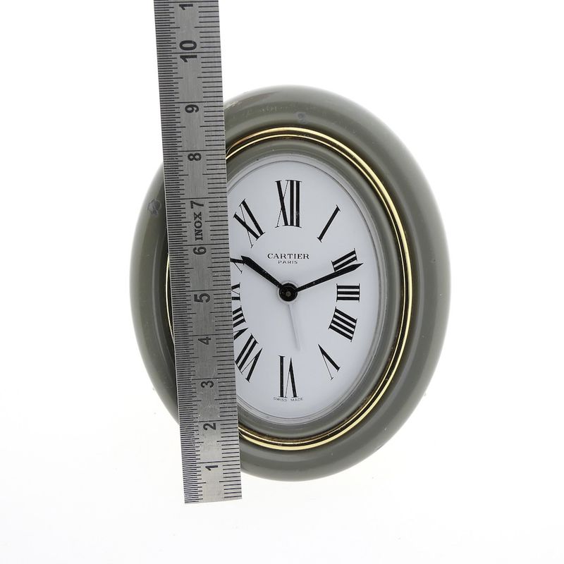 Image 8 of Cartier Baignoire; Mechanische tafelklok/wekker/bureauklok
