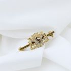 Image 6 of Gold brooch of the coat of arms of The Hague