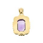 Image 5 of Gold pendant with amethyst