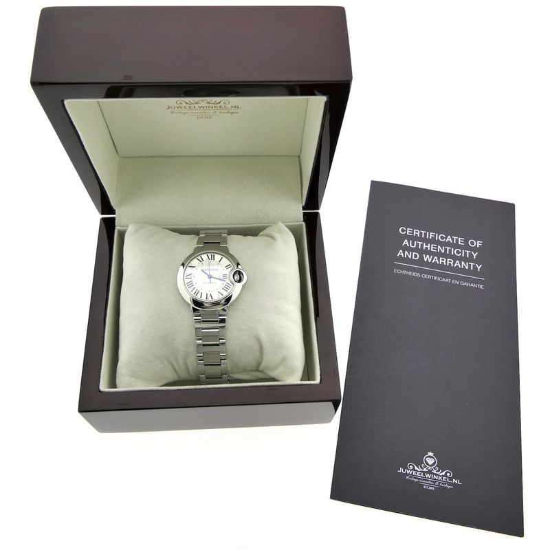 Image 4 of Cartier Ballon Bleu 33mm 3489; Automatic ladies watch