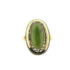 Image 4 of Gold ring with jade | Vintage