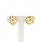 Image 1 of Vintage gold clip-on earrings