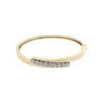 Image 1 of Gold bangle with 1.00 ct. diamond | Ø 56 mm