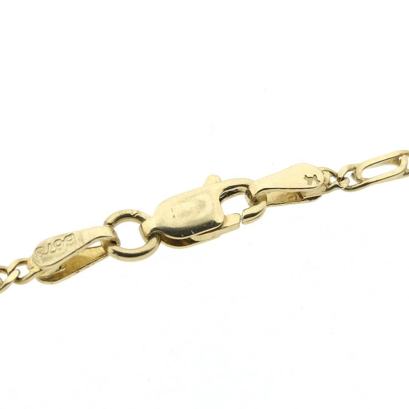 Image 4 of Gold navy link chain; 43.5 cm