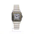 Image 1 of Cartier Santos Carree Automatic 2961; 18k. Gold/steel watch