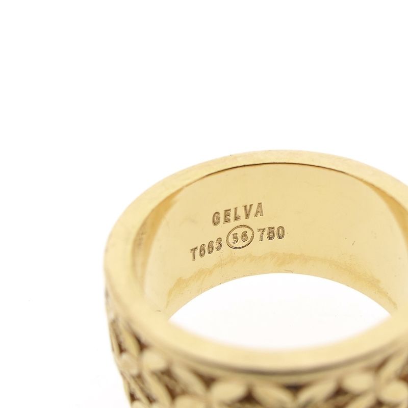 Image 5 of 18-karat gold niello ring | Gelvagold