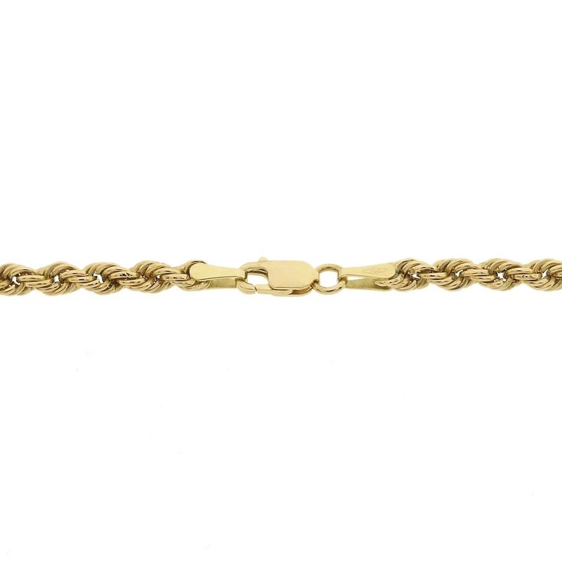 Image 4 of 18K Gold Twisted Link Chain | 61 cm