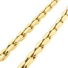 Afbeelding 8 van Gouden cardano schakelketting met saffier