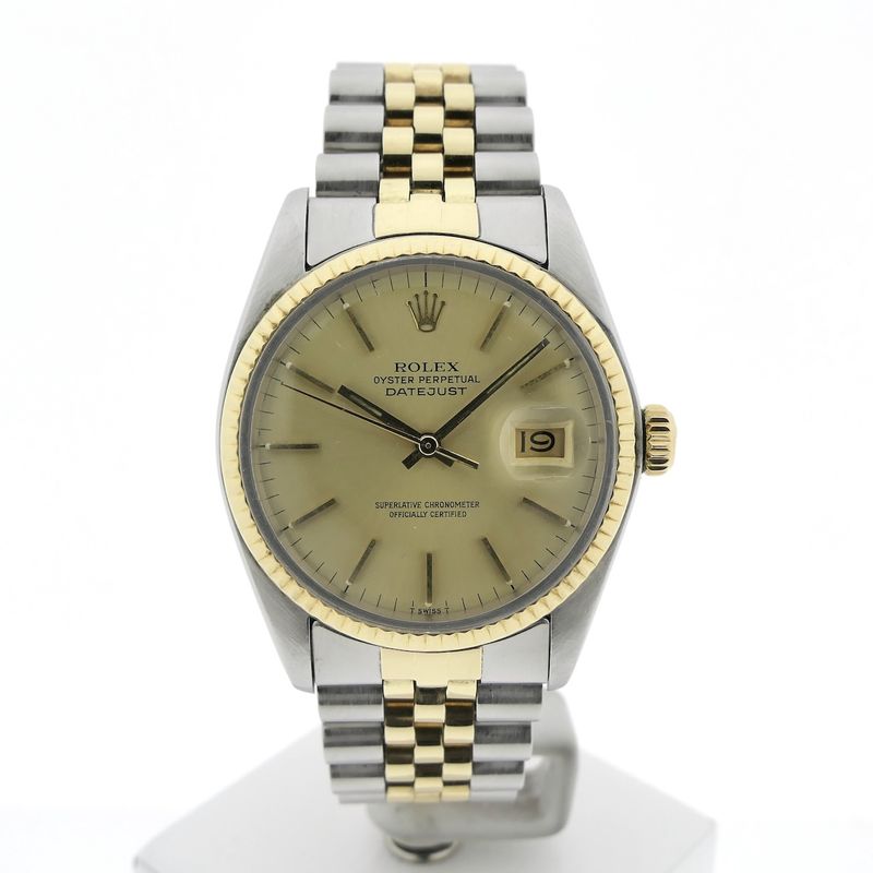 Image 1 of Rolex Datejust 36mm 16013; Vintage 18k gold/steel watch