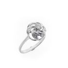 Image 1 of White gold ring with diamonds | 0.21 ct.
