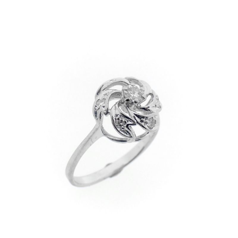 Image 1 of White gold ring with diamonds | 0.21 ct.