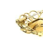 Image 4 of Gold brooch/pendant with citrine