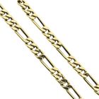 Image 3 of Gold Figaro link chain | 51 cm