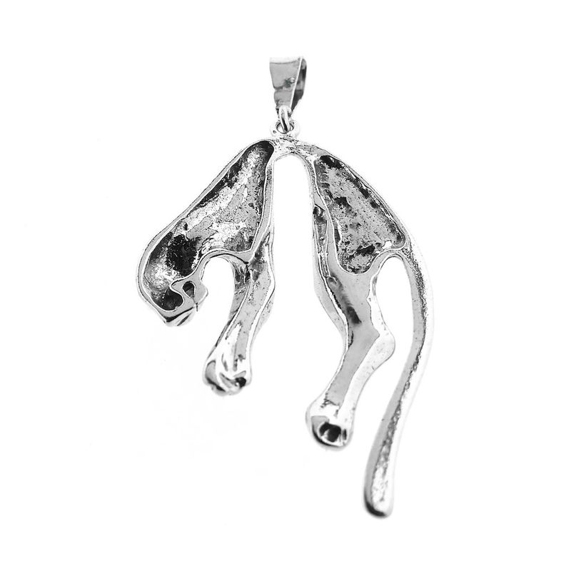Image 4 of Silver pendant of a panther