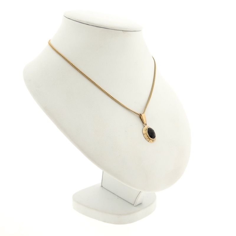 Image 6 of Vintage gold pendant with garnet