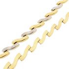 Image 4 of 18K Bicolor Gold Fantasy Link Necklace | 40.5 cm