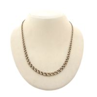 8 carat rose-colored Prince of Wales link necklace