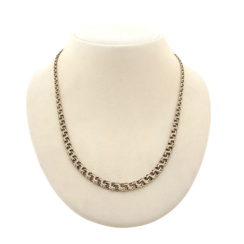 Image 1 of 8 carat rose-colored Prince of Wales link necklace