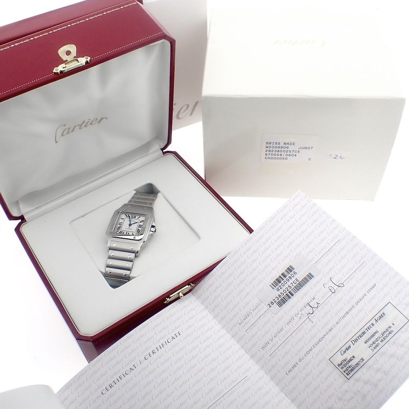 Image 12 of Cartier Santos Galbee XL; Automatic watch