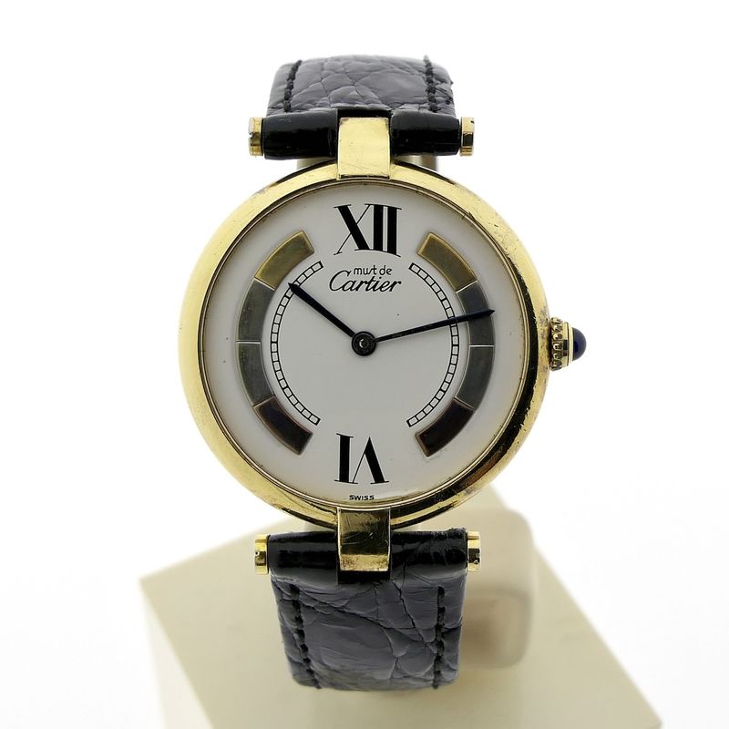 Image 1 of Cartier Vermeil Must Trinity; Ladies watch