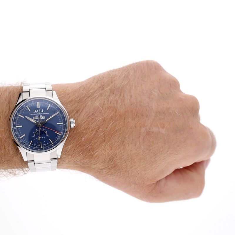 Image 19 of Ball Engineer II Moon Calendar NM3016C-S2J-GY; Automatic men's watch with moon phase