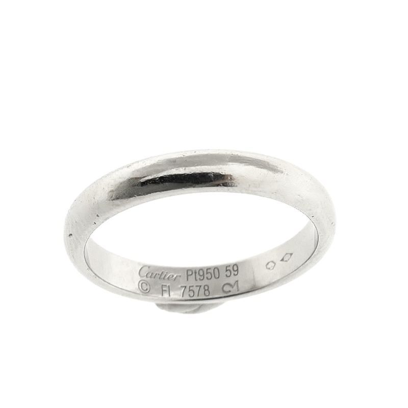 Image 1 of Cartier platinum sliding ring/wedding ring