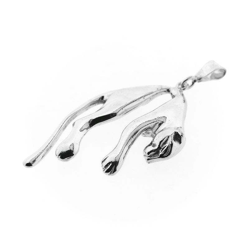 Image 5 of Silver pendant of a panther