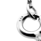 Image 7 of White gold thin anchor link necklace; Binder | 51 cm