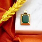 Image 2 of 18 carat gold pendant with jade