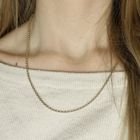 Image 3 of Gold jasseron link chain | 54 cm