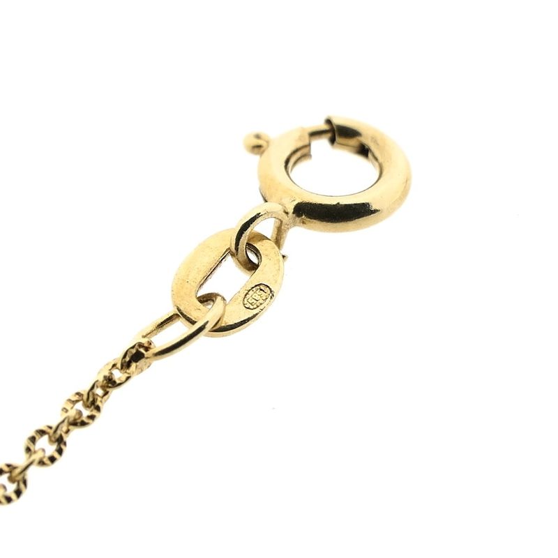 Image 5 of Gold anchor link necklace