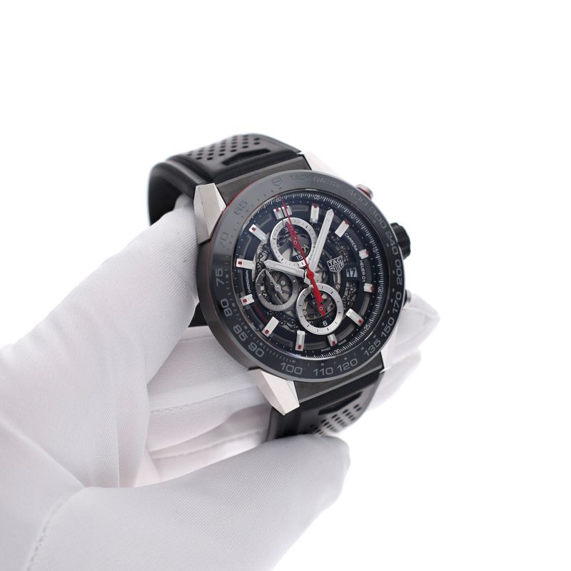 Image 6 of TAG Heuer Carrera Automatic 45mm CAR2A1Z.FT6044; Men's Chronograph Watch