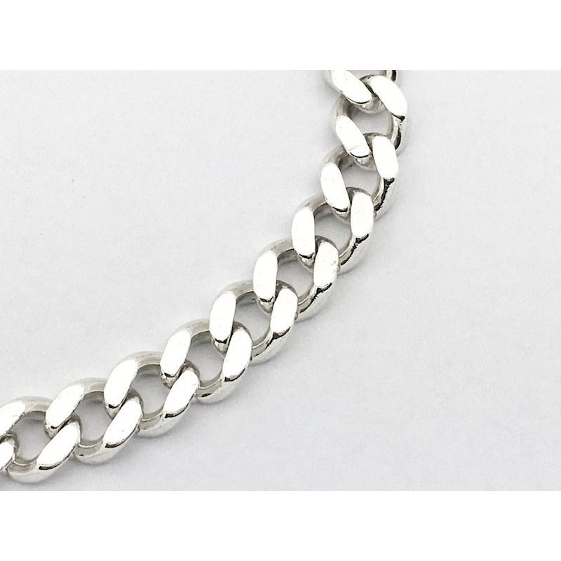 Image 2 of Silver bracelet; gourmet link | 21 cm
