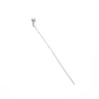 Image 5 of White gold brooch pin with diamond | 0.10 ct.