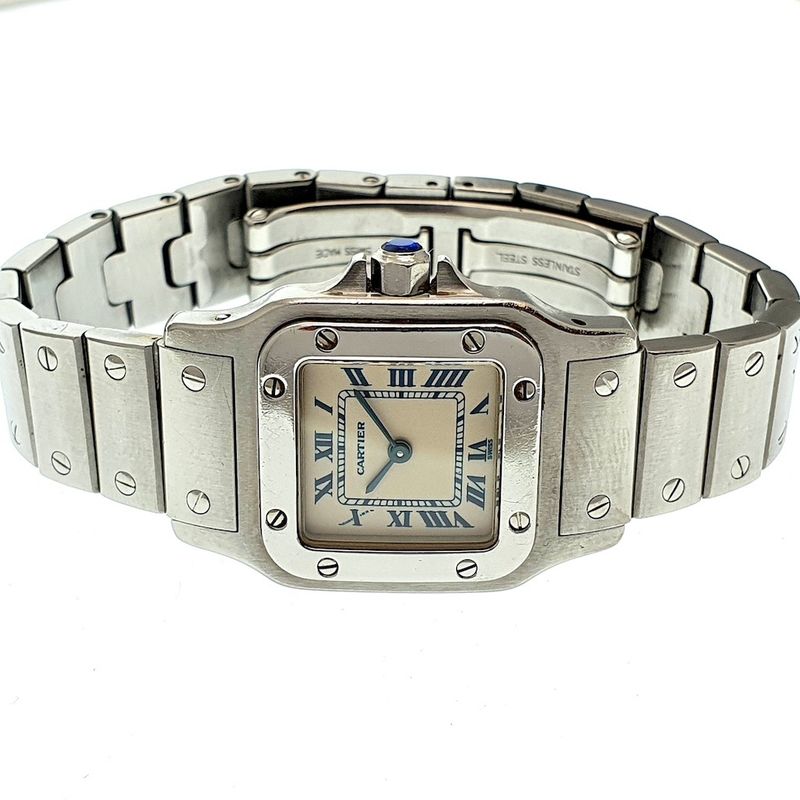 Image 4 of Cartier Santos Galbee; Ladies watch
