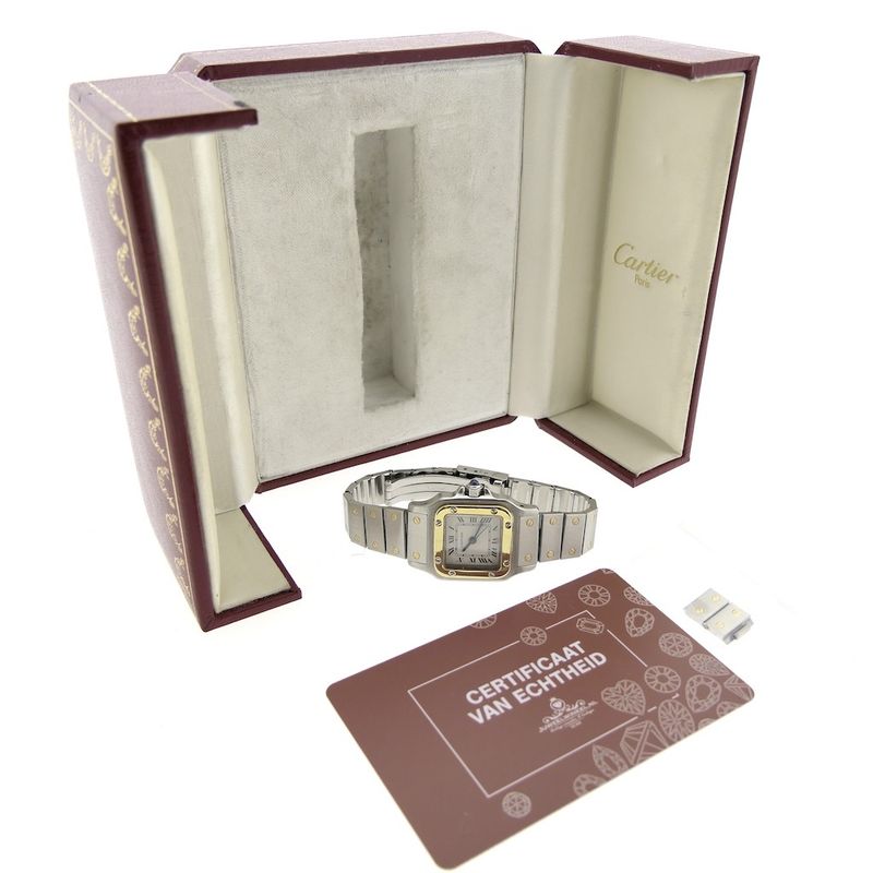 Image 4 of Cartier Santos Galbee; Automatic ladies watch