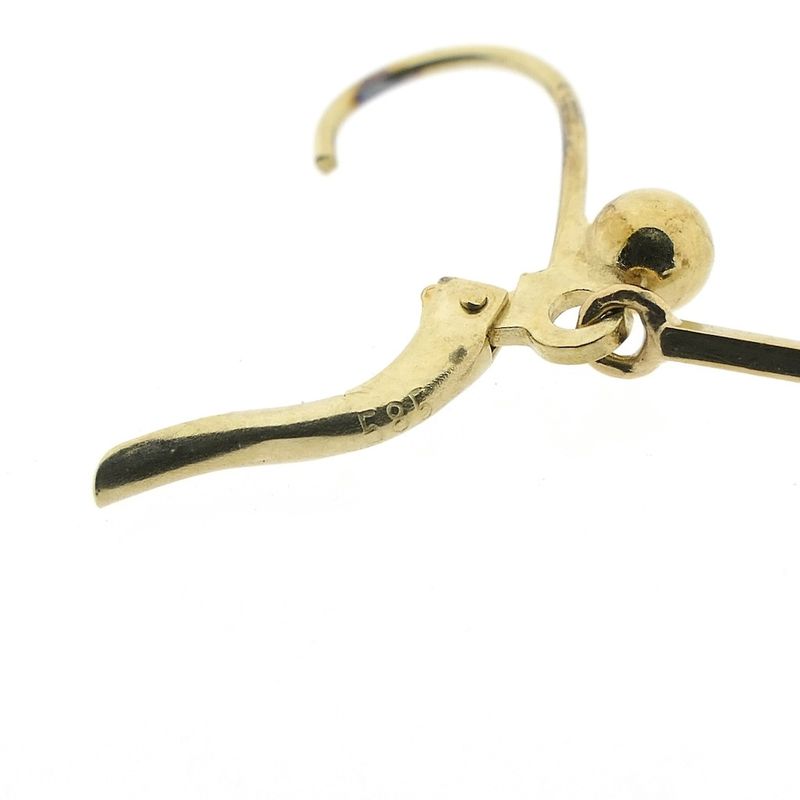 Image 6 of Gold earrings with pearl