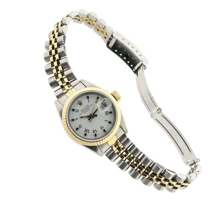 Image 7 of Rolex Lady-Datejust 26mm 69173; Vintage 18k gold/steel women's watch