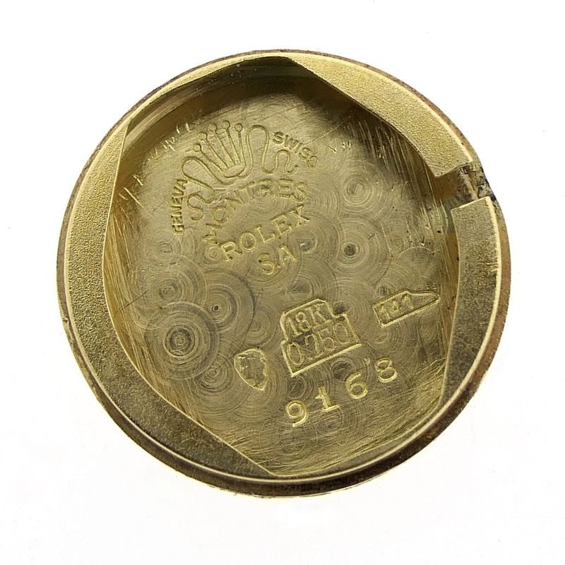 Image 12 of Rolex Precision 18k; Vintage gold ladies' watch