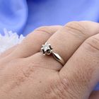 Image 4 of White Gold Solitaire Ring with 0.17 ct Diamond