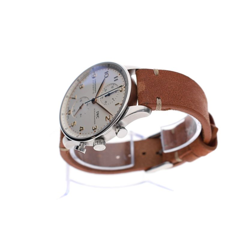 Image 8 of IWC Portuguese Chronograph IW3714-01; Automatic Men's Watch
