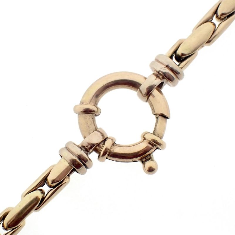 Image 3 of Gold Cardano link necklace | 46.5 cm