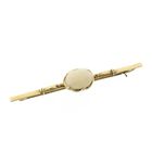 Image 9 of Gold brooch with precious opal