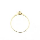 Image 5 of Gold solitaire ring with diamond; 0.01 ct.