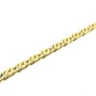 Image 4 of Gold navy gourmet link necklace | 50 cm