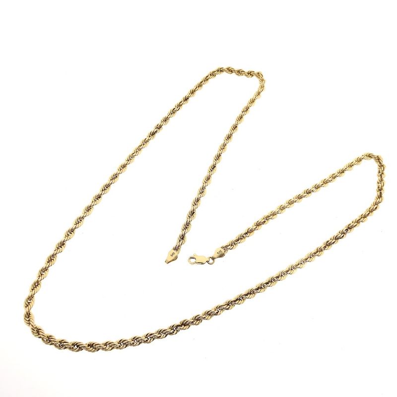 Image 6 of Gold twisted link chain