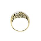 Image 5 of Gold pavé ring with diamonds; 1.31 ct.