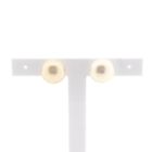 Image 1 of Gold stud earrings with cultured pearl