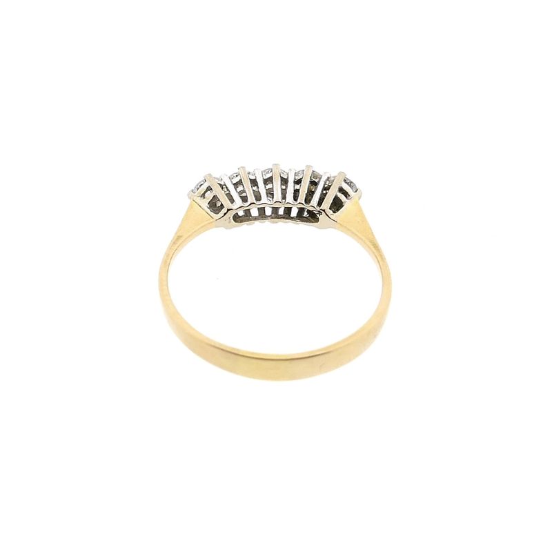 Image 6 of Gold Ring with Diamonds; 0.55 ct.