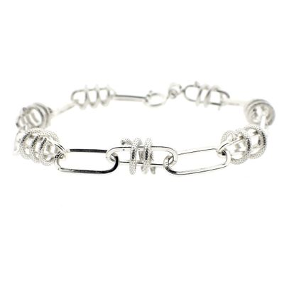 Image 2 of Silver fantasy link bracelet | 20 cm